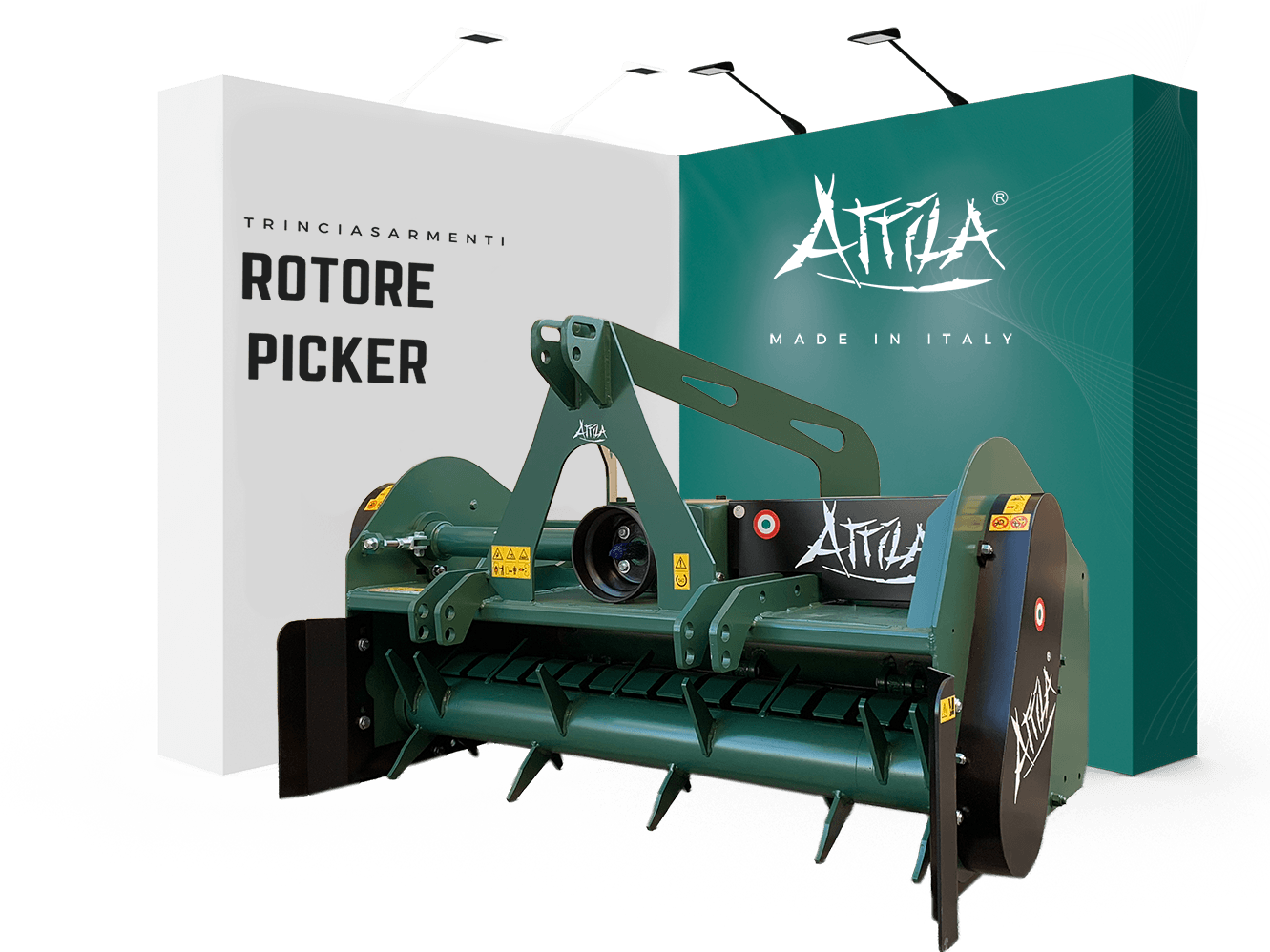 TRINCIA CON PICK UP ATTILA