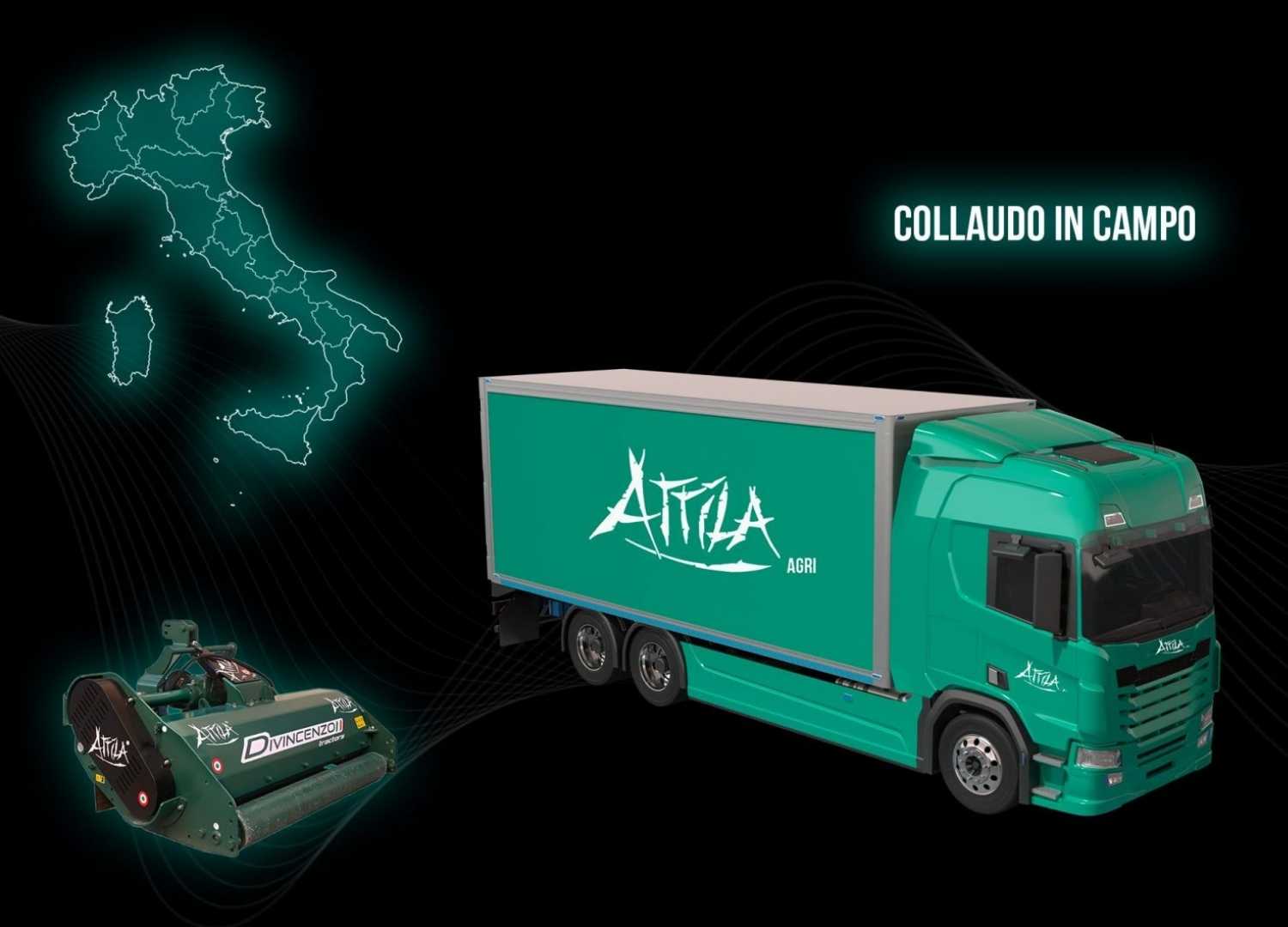 trincia con pick up reversibile