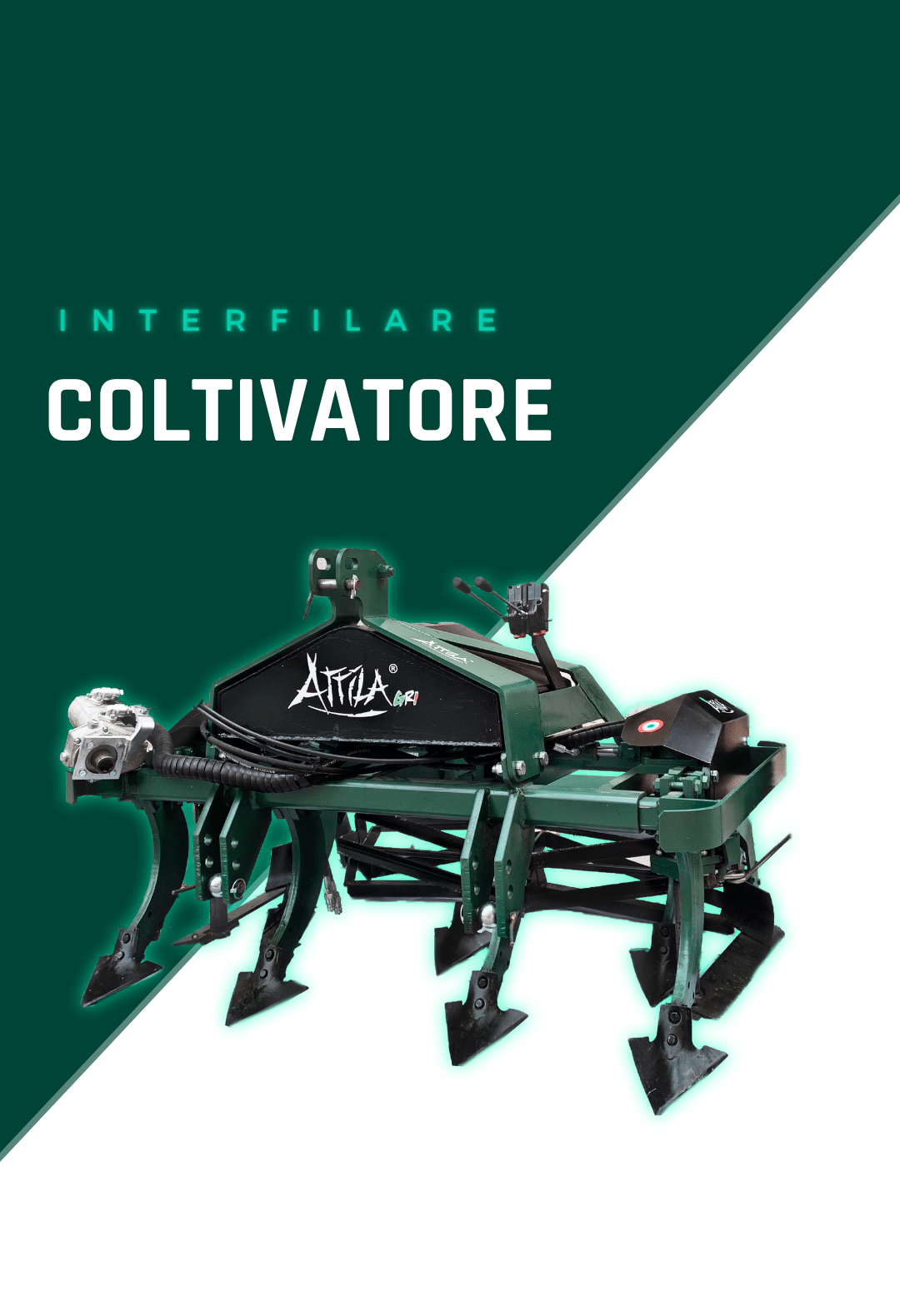 coltivatore interfilare attila - tiller interfilare attila - scalzatore interfilare attila - lavorazione sottochioma - lavorazione interfilare
